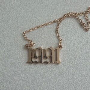 Gold Vermeil 1991 Pendant Necklace